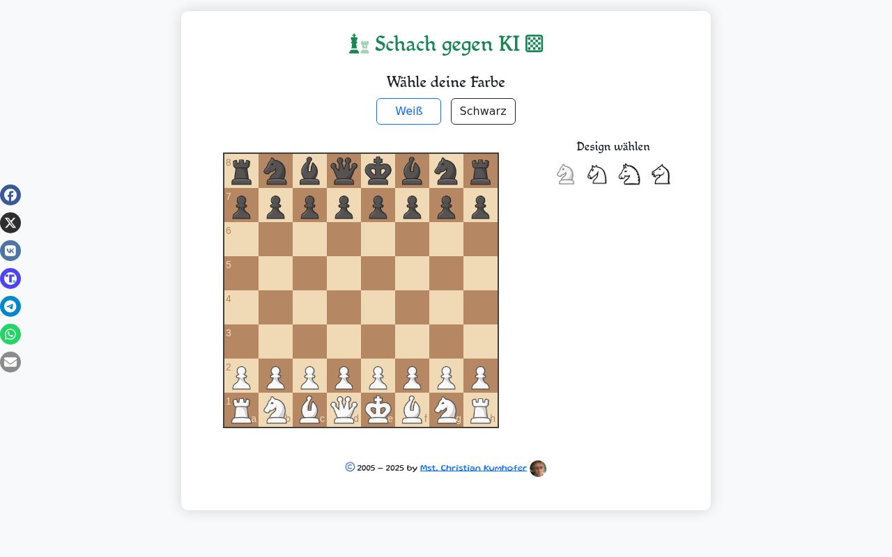 Schach gegen KI